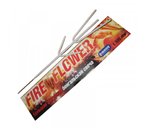 Бенгальская свеча в форме цветка «Fire Flower» ТСЗ С-919