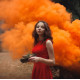 Оранжевый цветной дым 30 секунд «Smoking Fountain» Maxsem MA0509 Orange