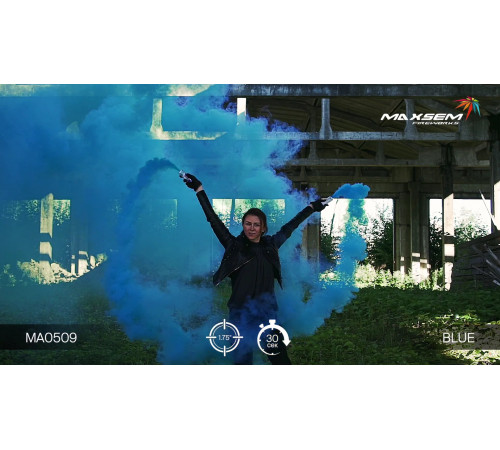 Цветной дым 30 секунд «Smoking Fountain» Maxsem MA0509