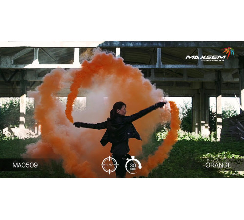 Цветной дым 30 секунд «Smoking Fountain» Maxsem MA0509