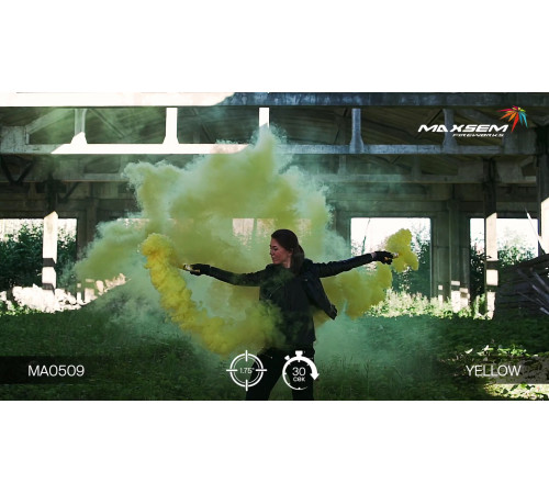 Цветной дым 30 секунд «Smoking Fountain» Maxsem MA0509