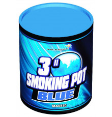 Синий цветной дым в банке 60 секунд «Smoking Pot» Maxsem MA0510 Blue