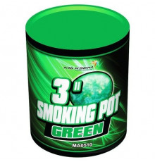Зелёный цветной дым в банке 60 секунд «Smoking Pot» Maxsem MA0510 Green