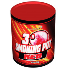 Красный цветной дым в банке 60 секунд «Smoking Pot» Maxsem MA0510 Red