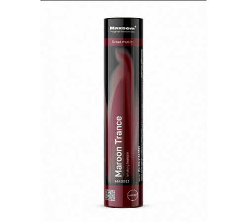 Бордовый цветной дым 60 секунд «Maroon Trance» Maxsem MA0511 Marsala