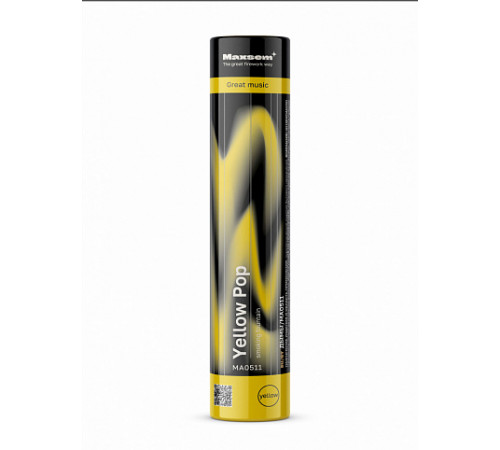 Желтый цветной дым 60 секунд «Yellow Pop» Maxsem MA0511 Yellow