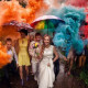 Цветной дым набор 5 штук «Smoking Fountain Mix» Maxsem MA0511/mix