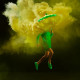 Желтый цветной дым 60 секунд «Smoking Fountain» Maxsem MA0512 Yellow
