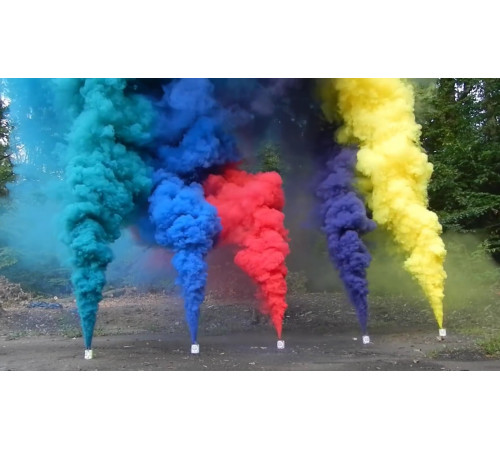 Цветной дым в банке «Smoke Bomb»