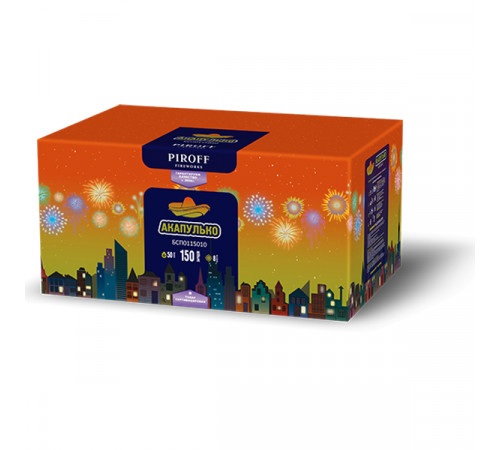 Фейерверк 150 залпов «Акапулько» Piroff БСП0115010