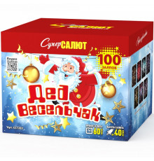 Фейерверк 100 залпов «Дед Весельчак» Супер Салют СС7283