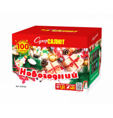 Фейерверк 100 залпов «Новогодний!» Супер салют СС8102