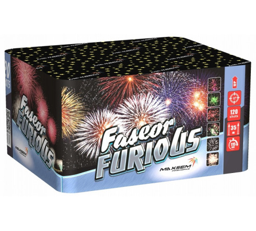 Фейерверк 120 залпов «Faseor Furious» Maxsem M12120