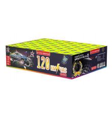Веерный фейерверк 120 залпов «120 км/час» Joker Fireworks JF C15-120/01V01