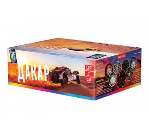Веерный фейерверк 160 залпов «Дакар» Joker Fireworks JF C20-160/01