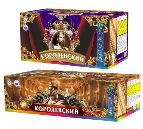 Комбо фейерверк 207 залпов «Королевский» Joker fireworks JF VIP1