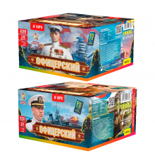 Фейерверк 220 залпов «Офицерский» Joker fireworks JF VIP9