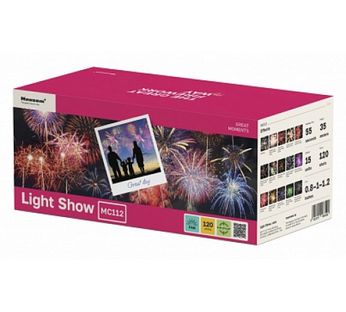 Фейерверк 120 залпов «Light Show» Maxsem MC112