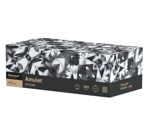 Веерный фейерверк 180 залпов «Amulet» Maxsem MC12180