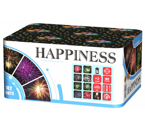 Комбинированный фейерверк 102 залпа «Happiness» Maxsem MC128