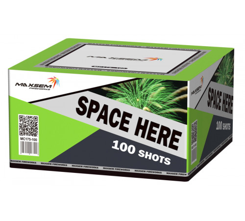 Мощный фейерверк 100 залпов «Space Here» Maxsem MC175-100