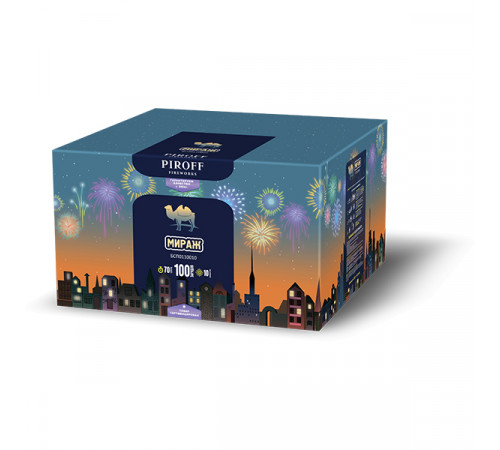 Фейерверк 100 залпов «Мираж» Piroff БСП0110010