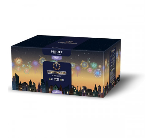 Фейерверк 112 залпов «С наступающим!» Piroff БСК0511212
