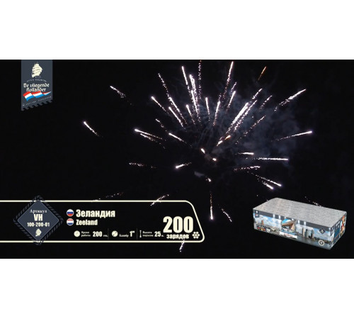 Фейерверк 200 залпов «Зеландия» Летучий Голландец VH100-200-01