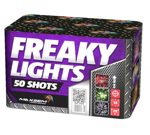 Фейерверк 50 залпов «Freaky Ligths» Maxsem GP305