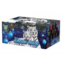 Веерный фейерверк 86 залпов «Белый Тигр» Joker Fireworks JF C27