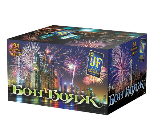 Комбинированный фейерверк 94 залпа «Бон Вояж» Joker fireworks JF C28