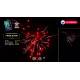 Комбинированный фейерверк 54 залпа «Green Party» Joker fireworks JF CV25/30-54 (C29)