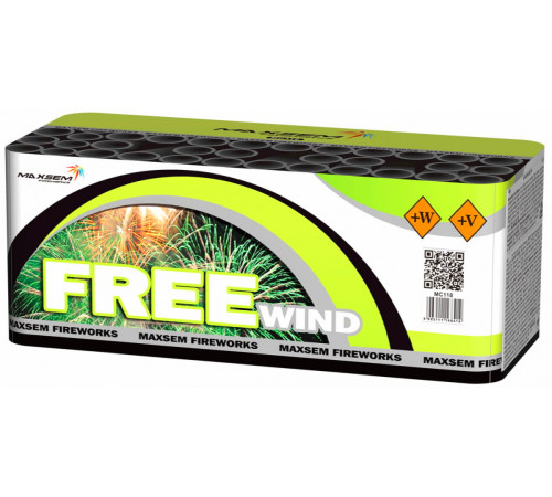 Комбинированный фейерверк 55 залпов «Free Wind» Maxsem MC118