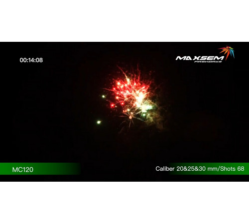 Комбинированный фейерверк 68 залпов «Party Time» Maxsem MC120