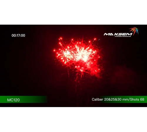 Комбинированный фейерверк 68 залпов «Party Time» Maxsem MC120
