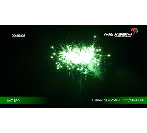 Комбинированный фейерверк 68 залпов «Party Time» Maxsem MC120