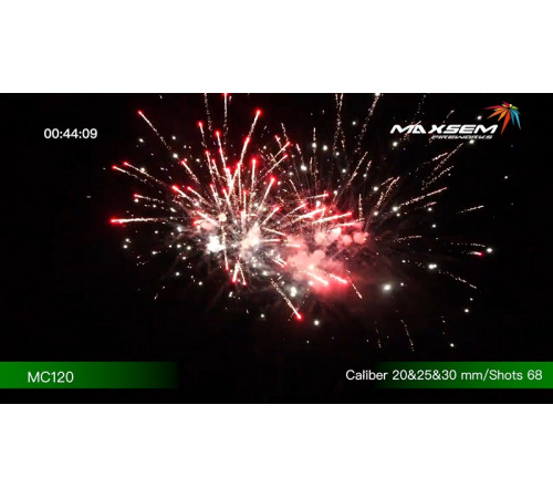 Комбинированный фейерверк 68 залпов «Party Time» Maxsem MC120