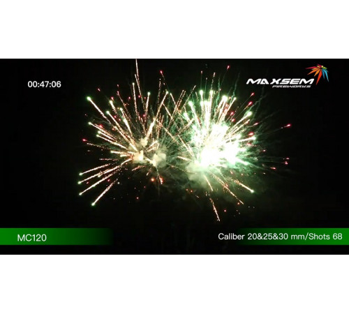 Комбинированный фейерверк 68 залпов «Party Time» Maxsem MC120