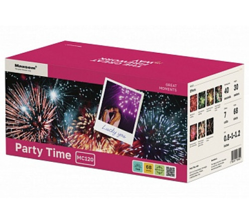 Комбинированный фейерверк 68 залпов «Party Time» Maxsem MC120