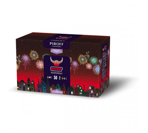 Фейерверк 50 залпов «Викинг» Piroff БСП0105012