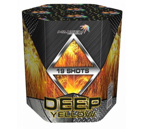 Фейерверк 19 залпов «Deep Yellow» Maxsem GWM5033