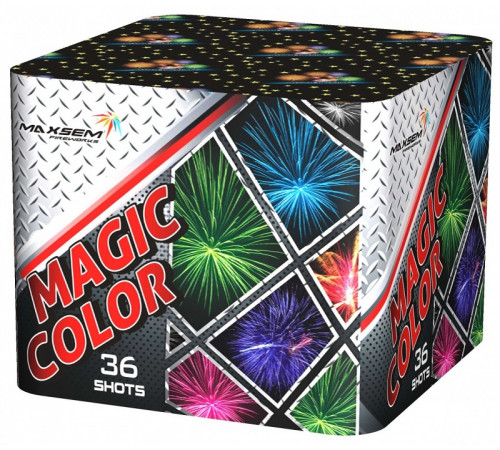 Мощный фейерверк 36 залпов «Magic Color» Maxsem MC175-36