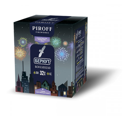 Фейерверк 32 залпа «Беркут» Piroff БСК1303210