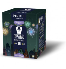 Фейерверк 36 залпов «Браво» Piroff БСП0703610