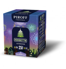 Фейерверк 25 залпов «Конфетти» Piroff БСП0602508