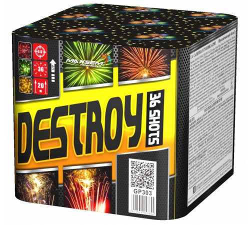 Фейерверк 36 залпов «Destroy» Maxsem GP303