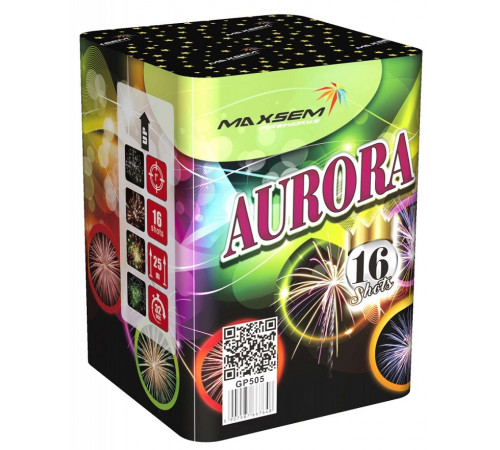 Фейерверк 16 залпов «Aurora» Maxsem GP505