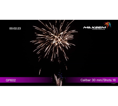 Фейерверк 16 залпов «Brilliant» Maxsem GP602