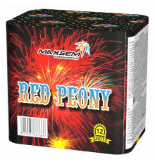 Фейерверк 12 залпов «Red Peony» Maxsem GW218-74