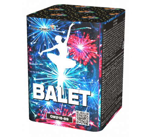Фейерверк с фонтаном 11 залпов «Balet» Maxsem GW218-89